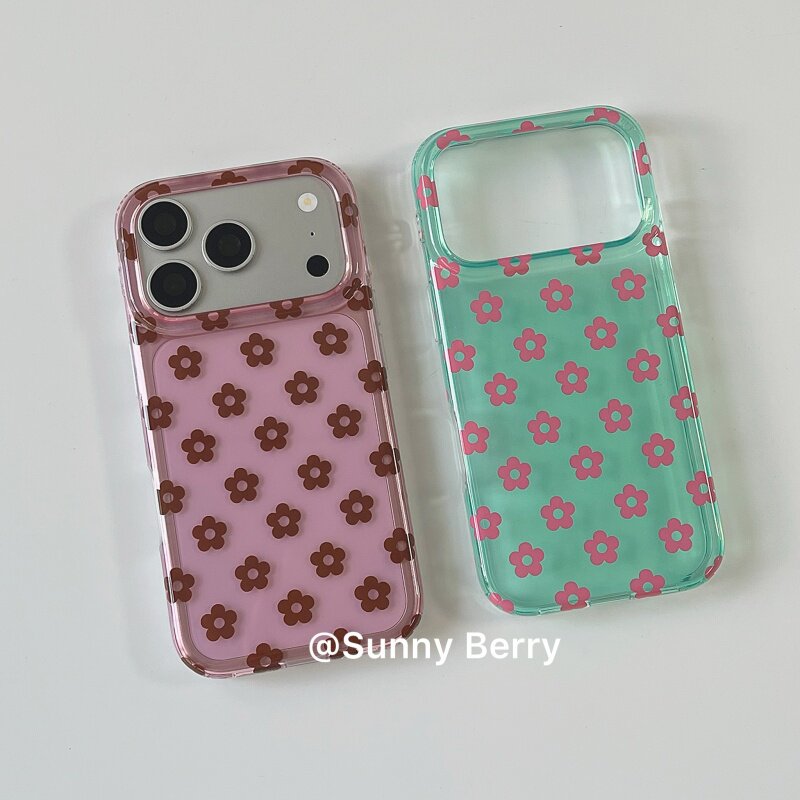 Phone Cases Korea - Korean Ins Advanced Summer Colorful Flowers