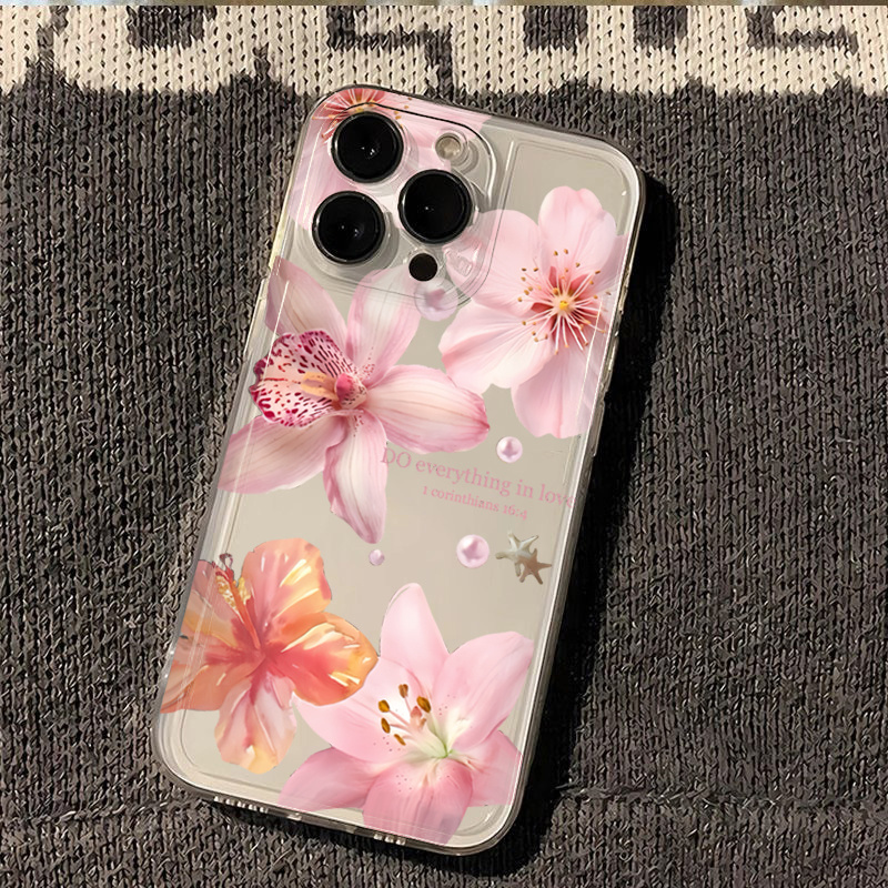 Silicone Lily Flower Phone Cas - Phone Cases Red 评论和价格