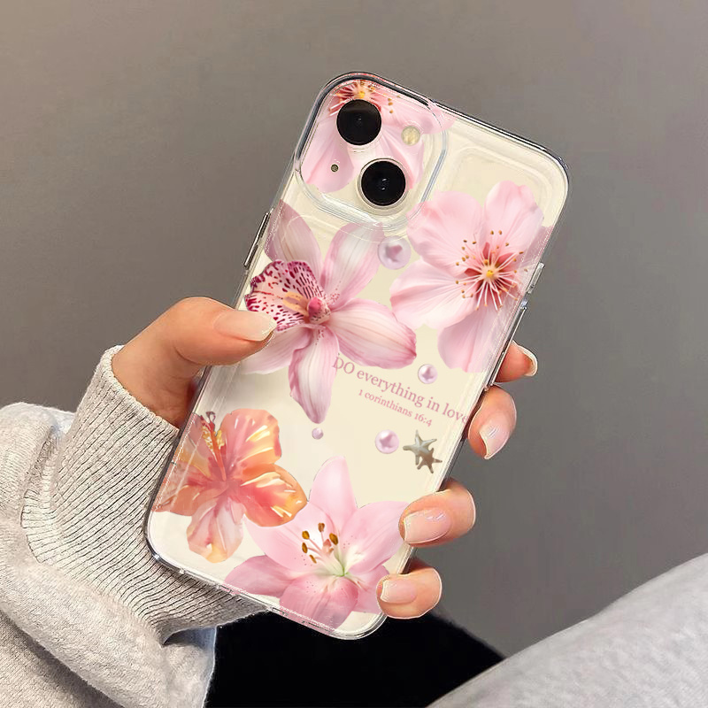 Silicone Lily Flower Phone Cas - Phone Cases Red 评论和价格