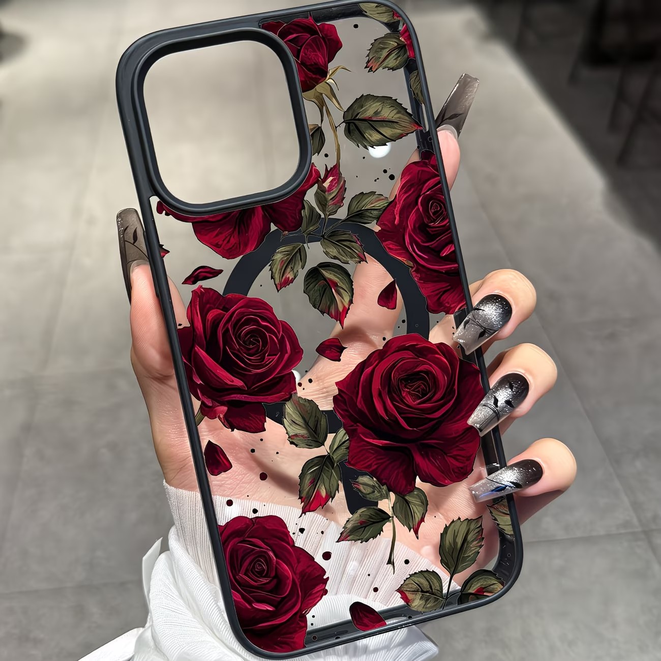 Vintage Red Rose Floral Patter - Phone Cases Vintage 评论和价格