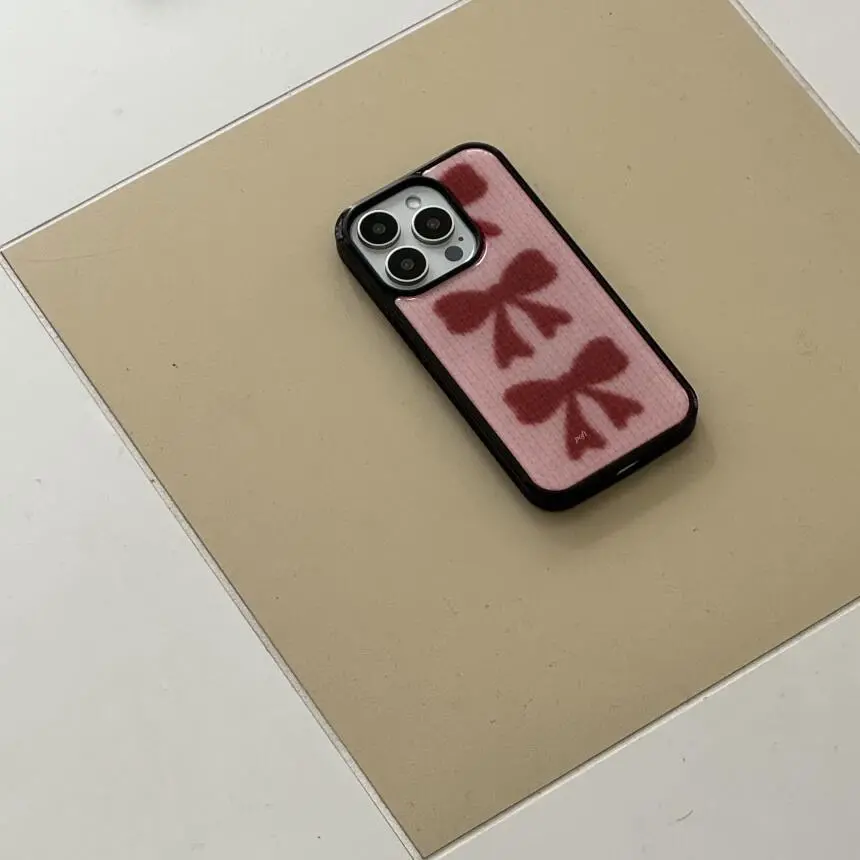 Winter Full Screen Cute Red Bo - Phone Cases Red 评论和价格