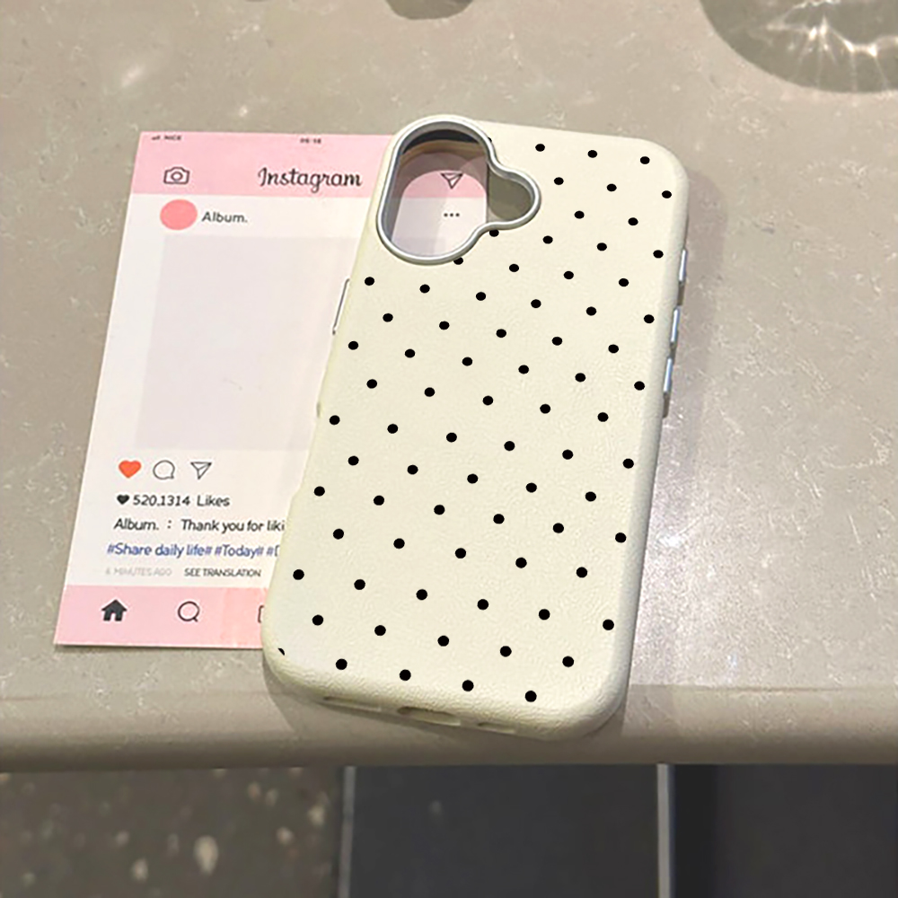 Korean INS Cute Polka Dot Phon - Phone Cases Korea 评论和价格