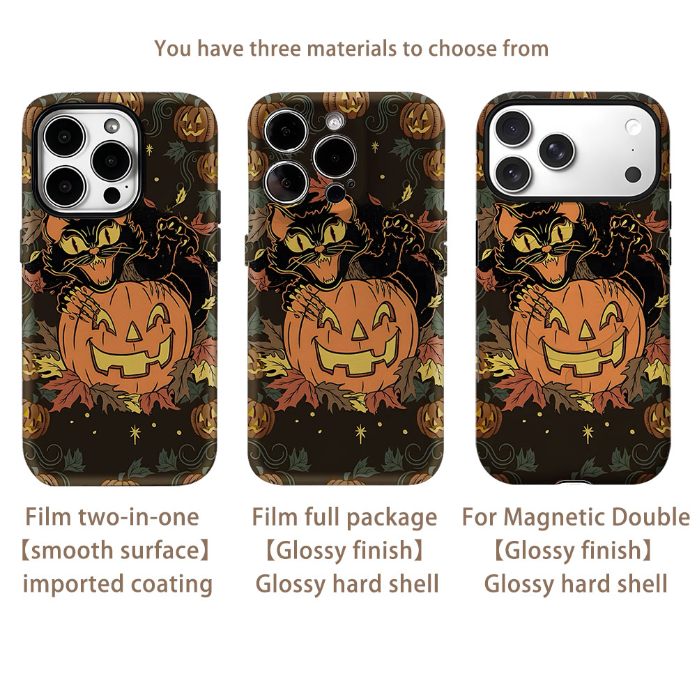 Vintage Halloween Cat For Magn - Phone Cases Vintage 评论和价格