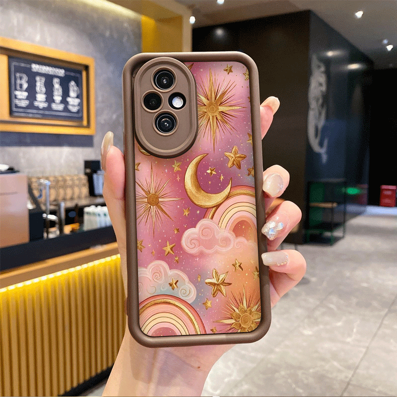Vintage Golden Starry Sky Sun  - Phone Cases Vintage 评论和价格