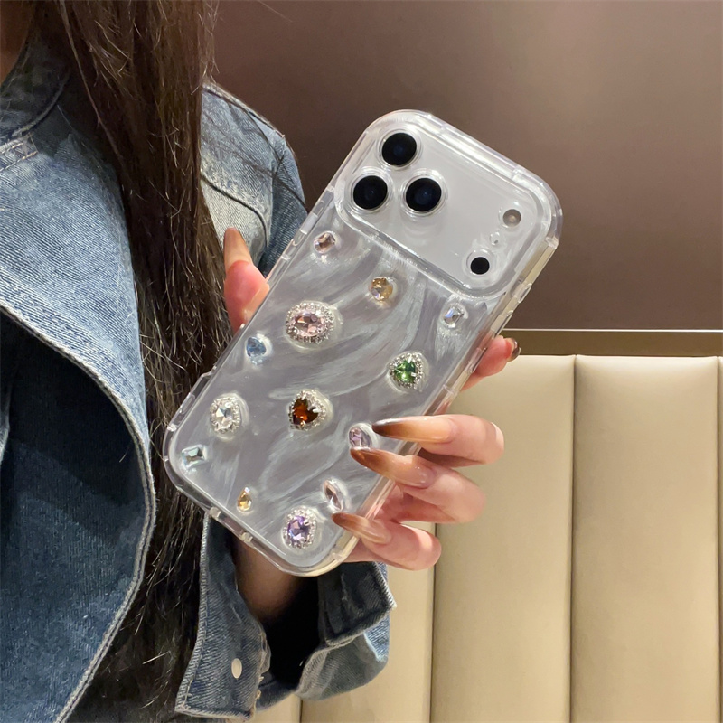 Korean Color Gemstones Resin C - Phone Cases Korea 评论和价格