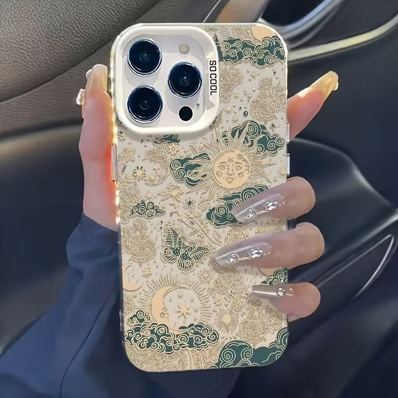 Vintage Tarot Sun Moon Butterf - Phone Cases Vintage 评论和价格