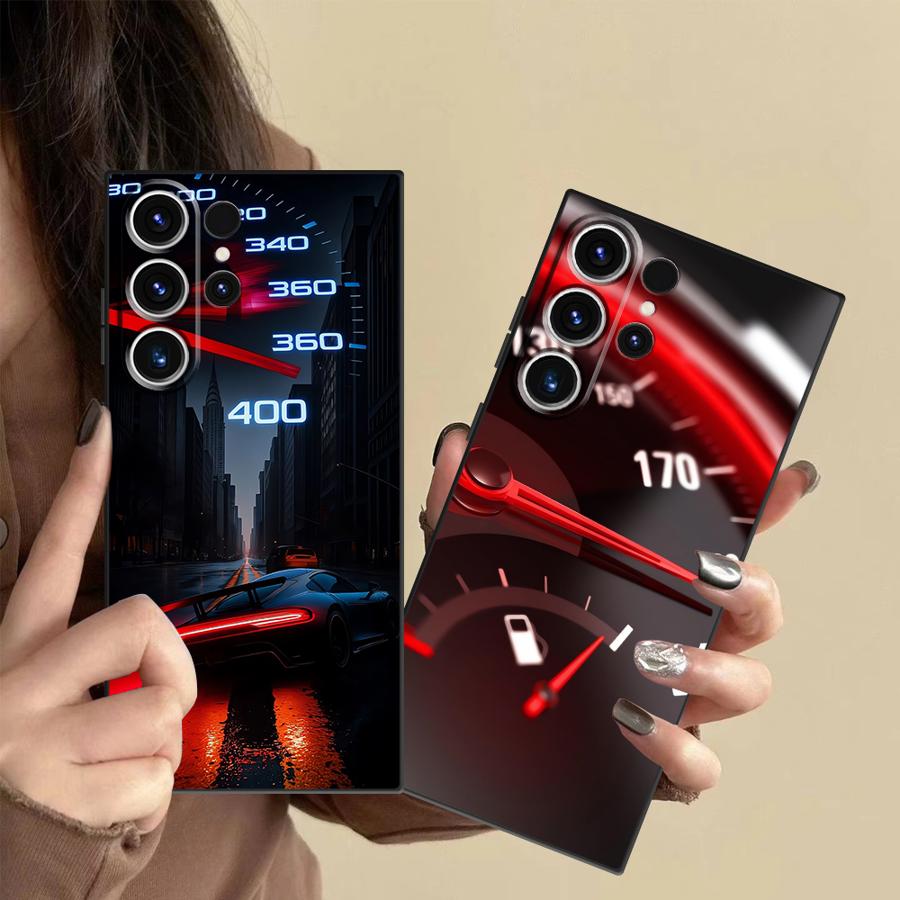 Red Car Gauge Case for Samsung - Phone Cases Red 评论和价格