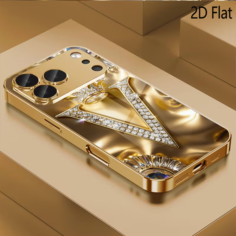letterV print Patterned temper - Phone Cases That Cover The Camera 评论和价格