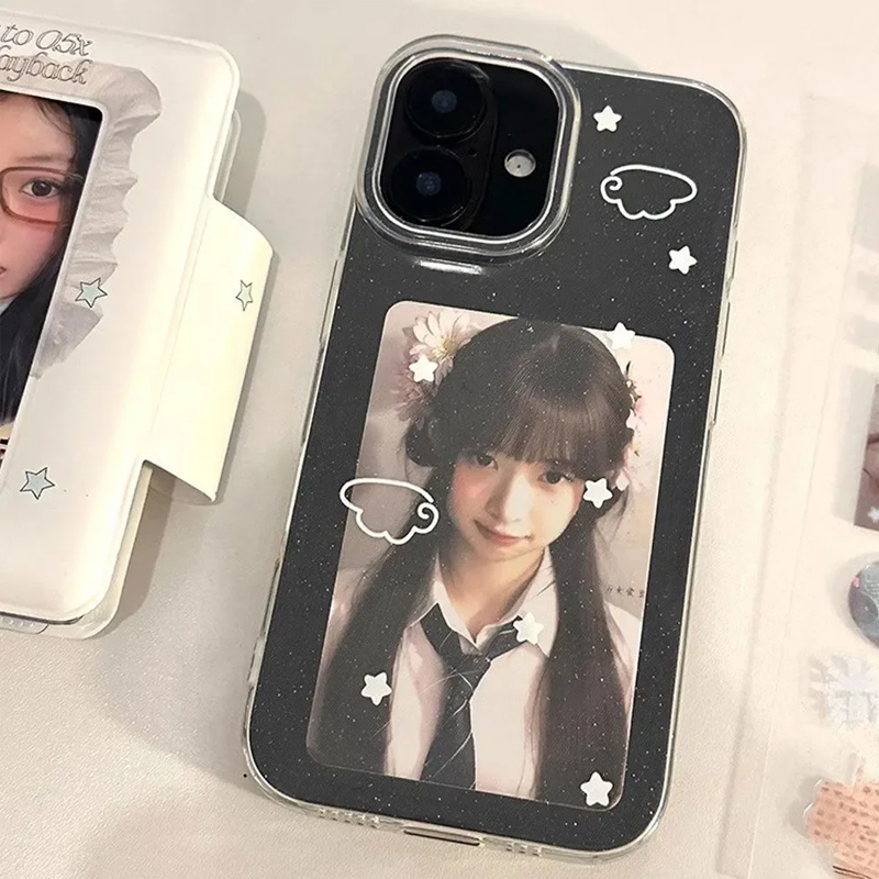 Korean INS Cute White Star Win - Phone Cases Korea 评论和价格