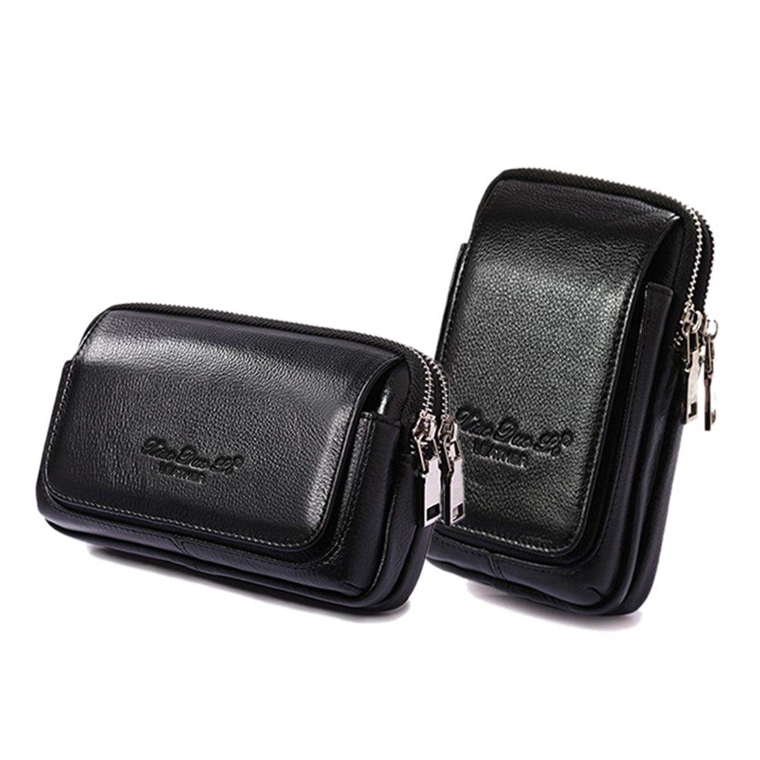 Men Genuine Leather Waist Fann - Phone Cases Blunt 评论和价格