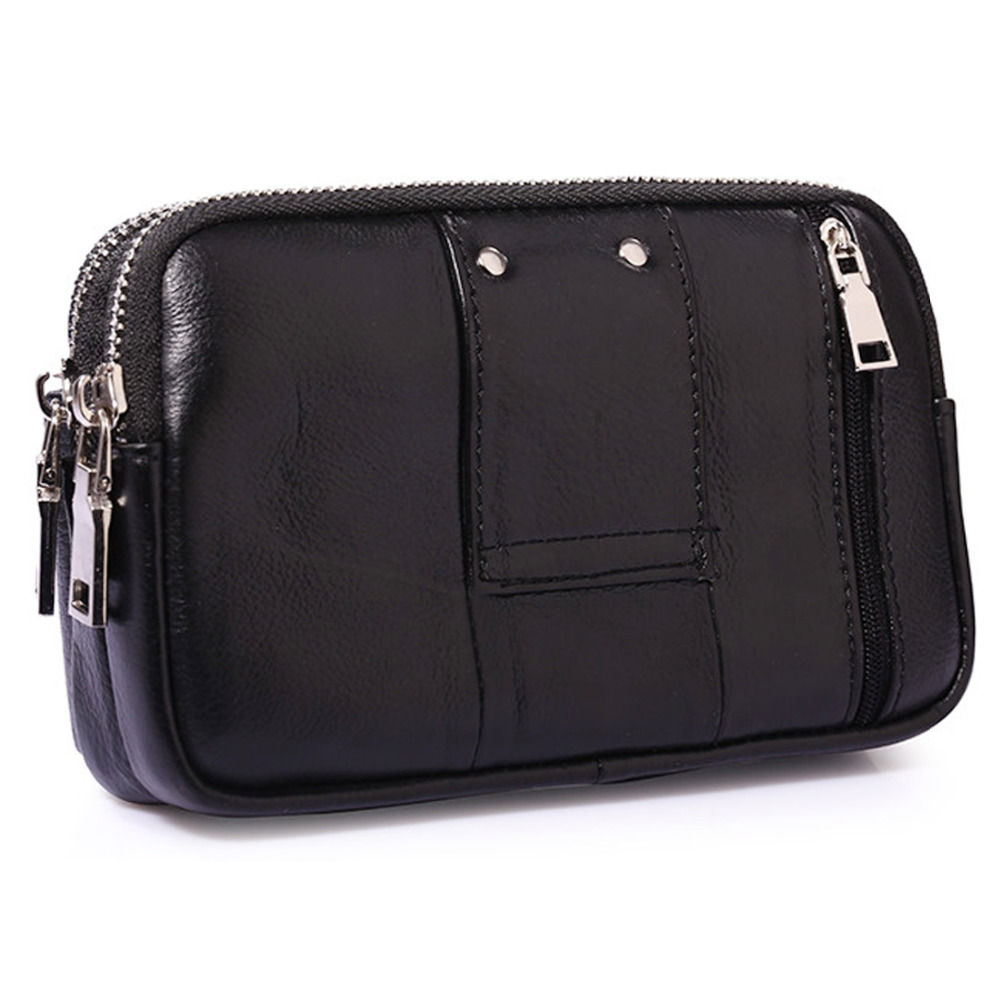 Men Genuine Leather Waist Fann - Phone Cases Blunt 评论和价格