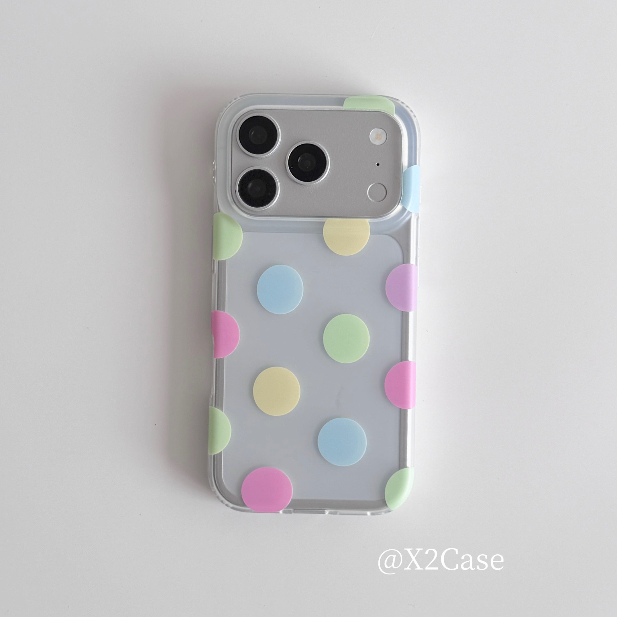 Korea Ins Colorful Polka Dots  - Phone Cases Korea 评论和价格