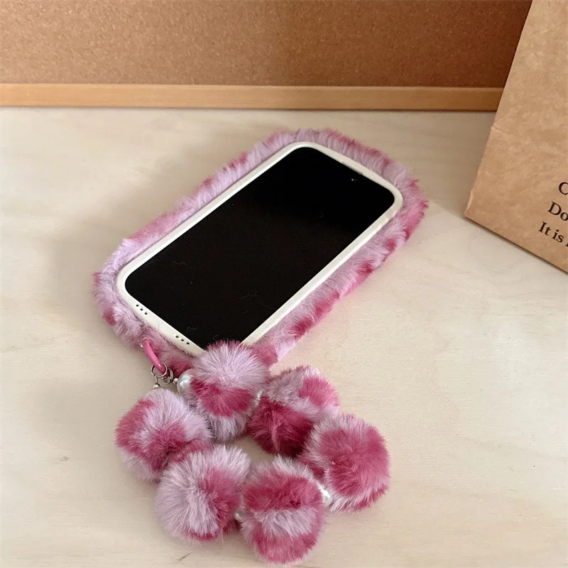 Fashion Leopard Furry Plush Le - Phone Cases For Iphone 13 评论和价格