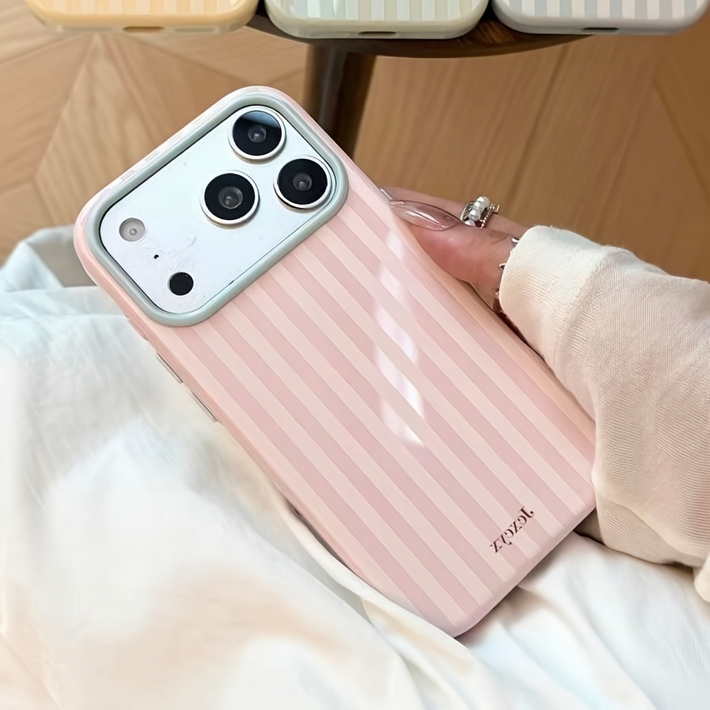 Luxury Korean Fashion Stripes  - Phone Cases Korea 评论和价格