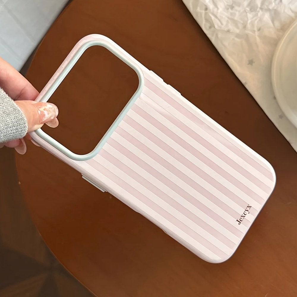 Luxury Korean Fashion Stripes  - Phone Cases Korea 评论和价格