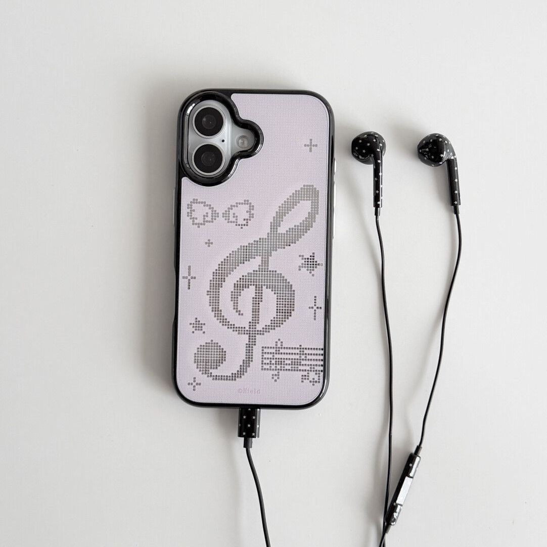 INS Korean Pink Mosaic Music N - Phone Cases Korea 评论和价格