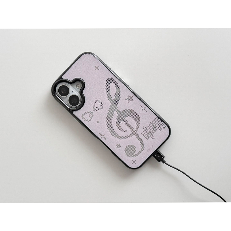 INS Korean Pink Mosaic Music N - Phone Cases Korea 评论和价格