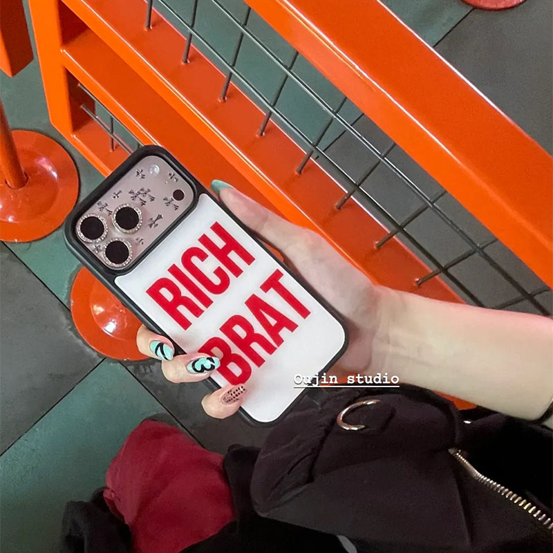 Korean Ins Fashion Cool Red Le - Phone Cases Red 评论和价格