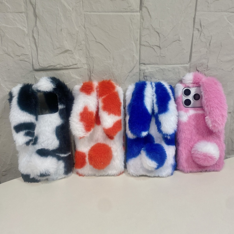 Cute Rabbit Design Fluffy Phon - Phone Cases For Iphone 13 评论和价格