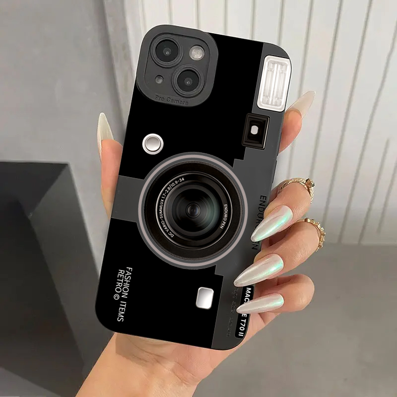 Vintage Camera Silicone Soft T - Phone Cases That Cover The Camera 评论和价格